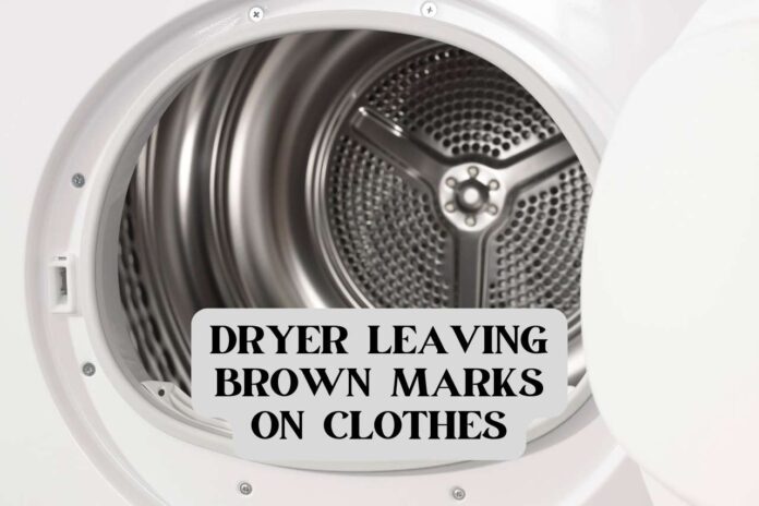 Dryer Leaving Brown Marks On Clothes