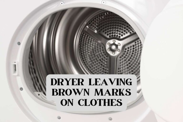 Why Is My Dryer Leaving Brown Marks On Clothes? How To fix It